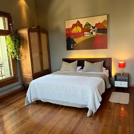 Apartamento Estudio Con Vista Al Casco Historico De Santiago